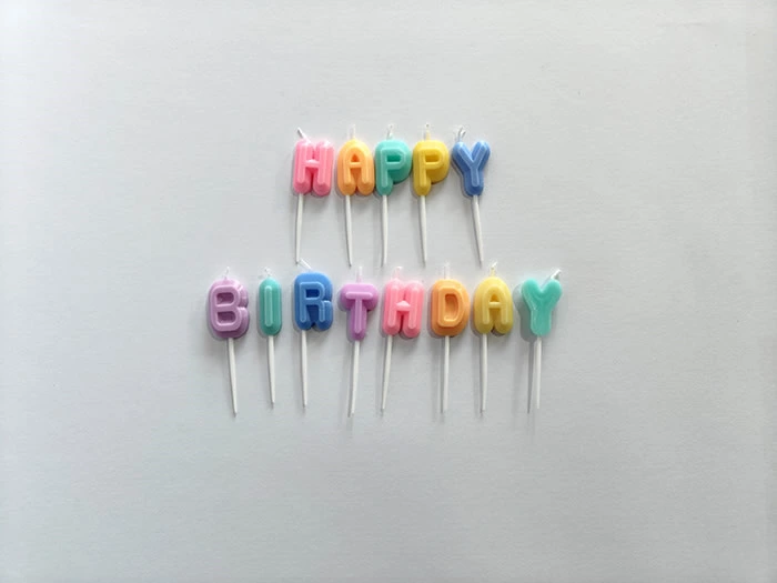 Happy Birthday Letter Party Candles wholesale