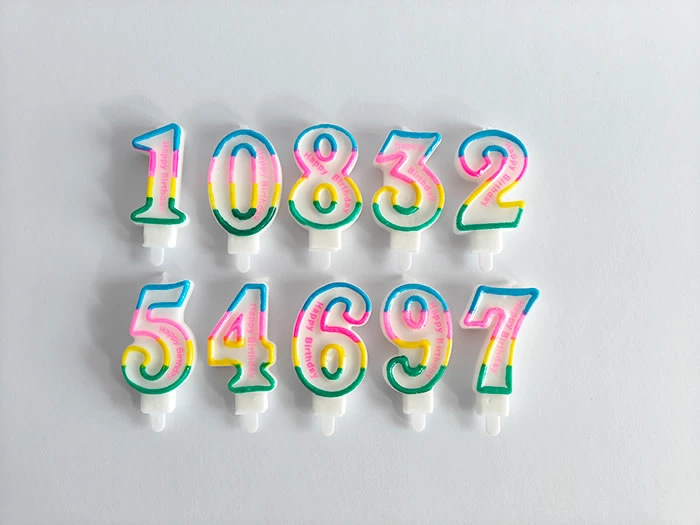 Customize Large Number Birthday Candles Wholesale