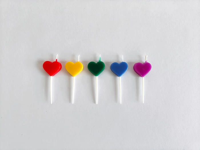 Heart Shape Birthday Wishes Candles Factory