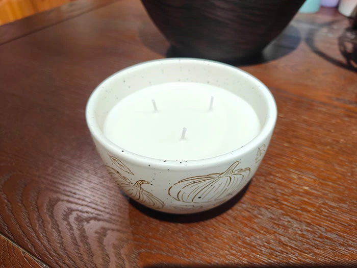 pumpkin ceramic candles