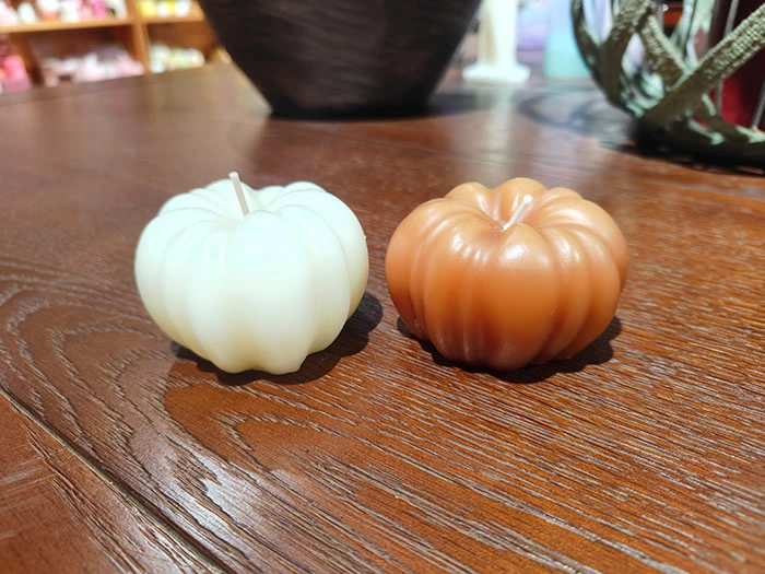 Small Pumpkin Shape Candle For Harvest